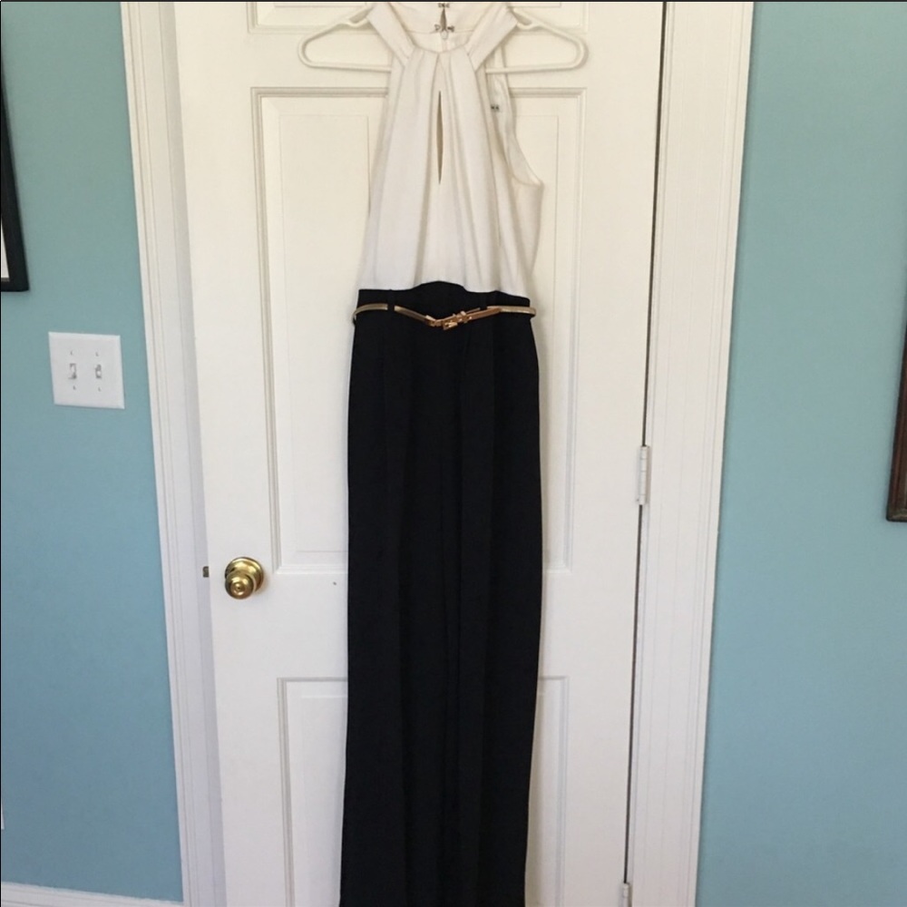 Trina Turk Jumpsuit- no gold belt